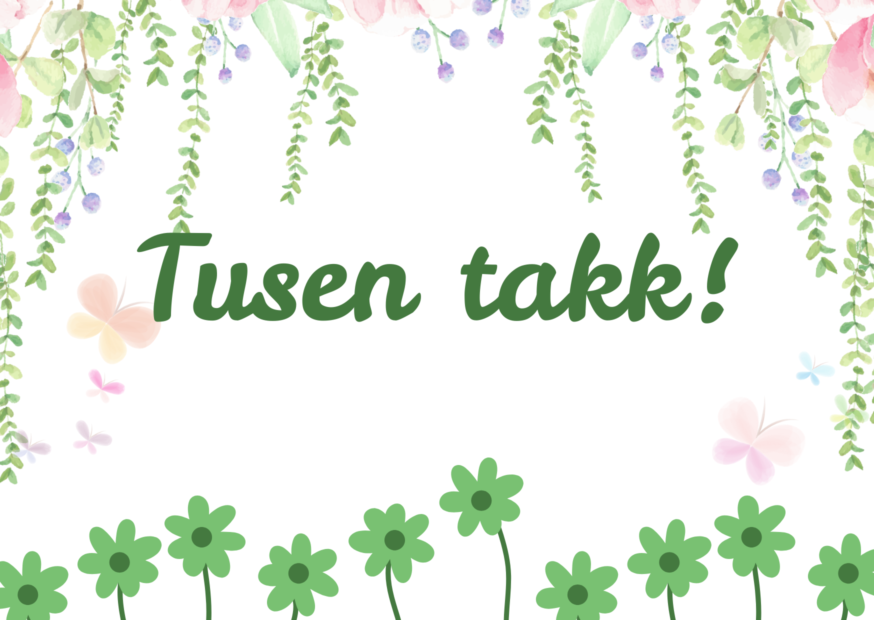 Takkekort