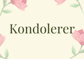 Kondolerer