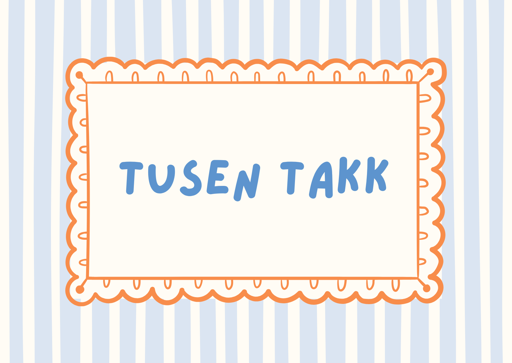 Takkekort
