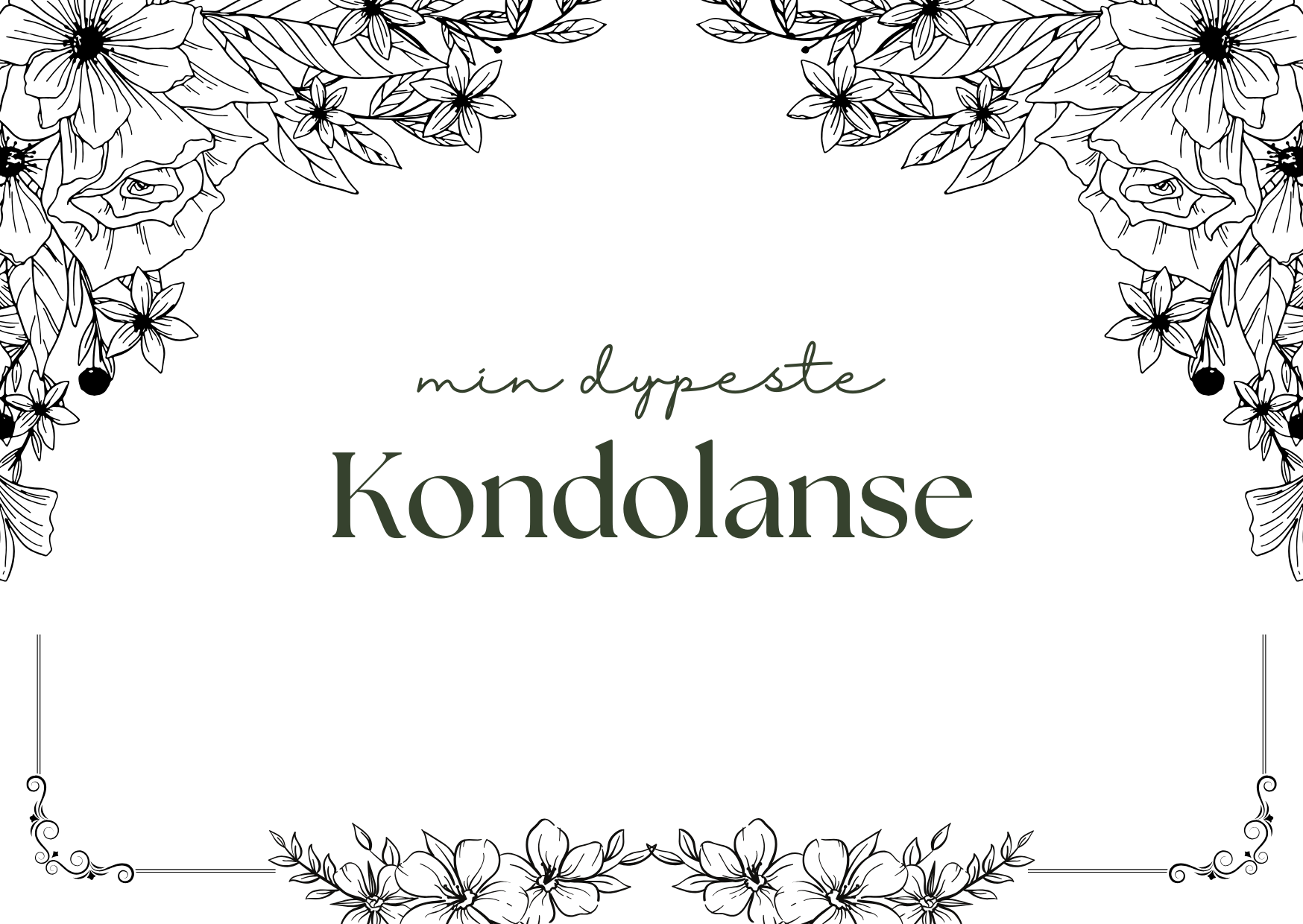 Kondolerer