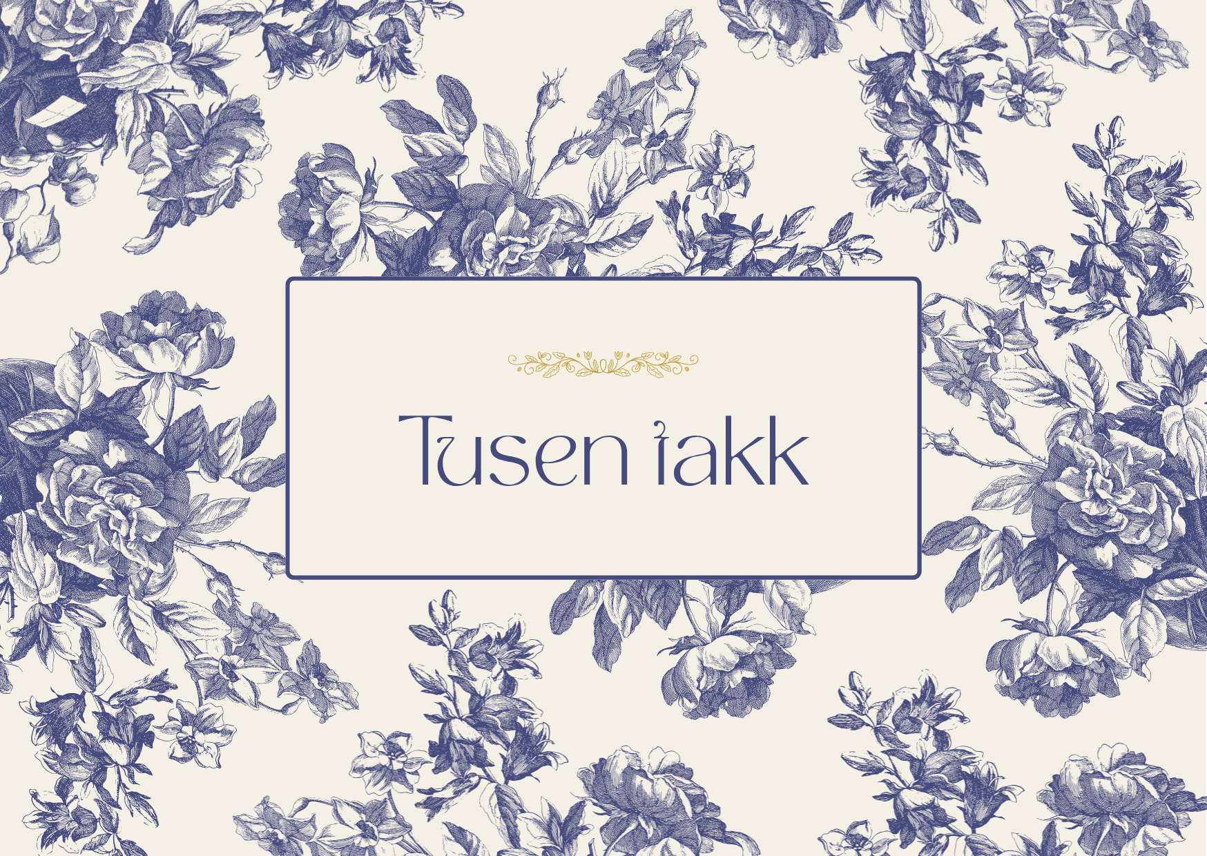 Takkekort