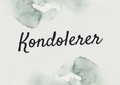 Kondolerer