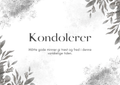 Kondolerer